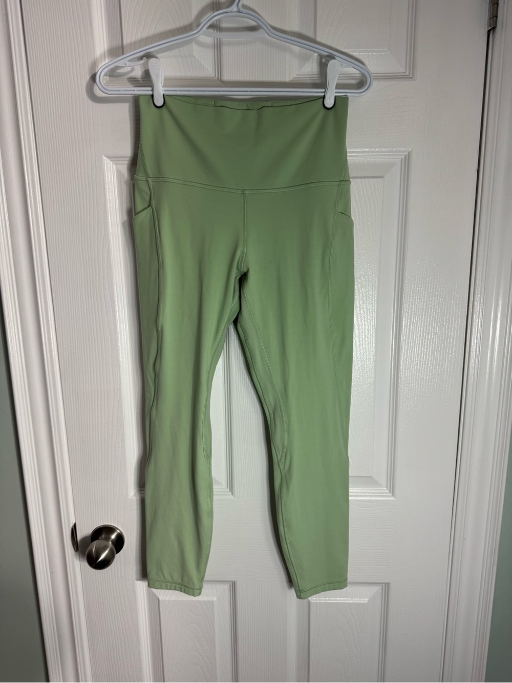 lululemon athletica High-Rise Green Leggings with pockets